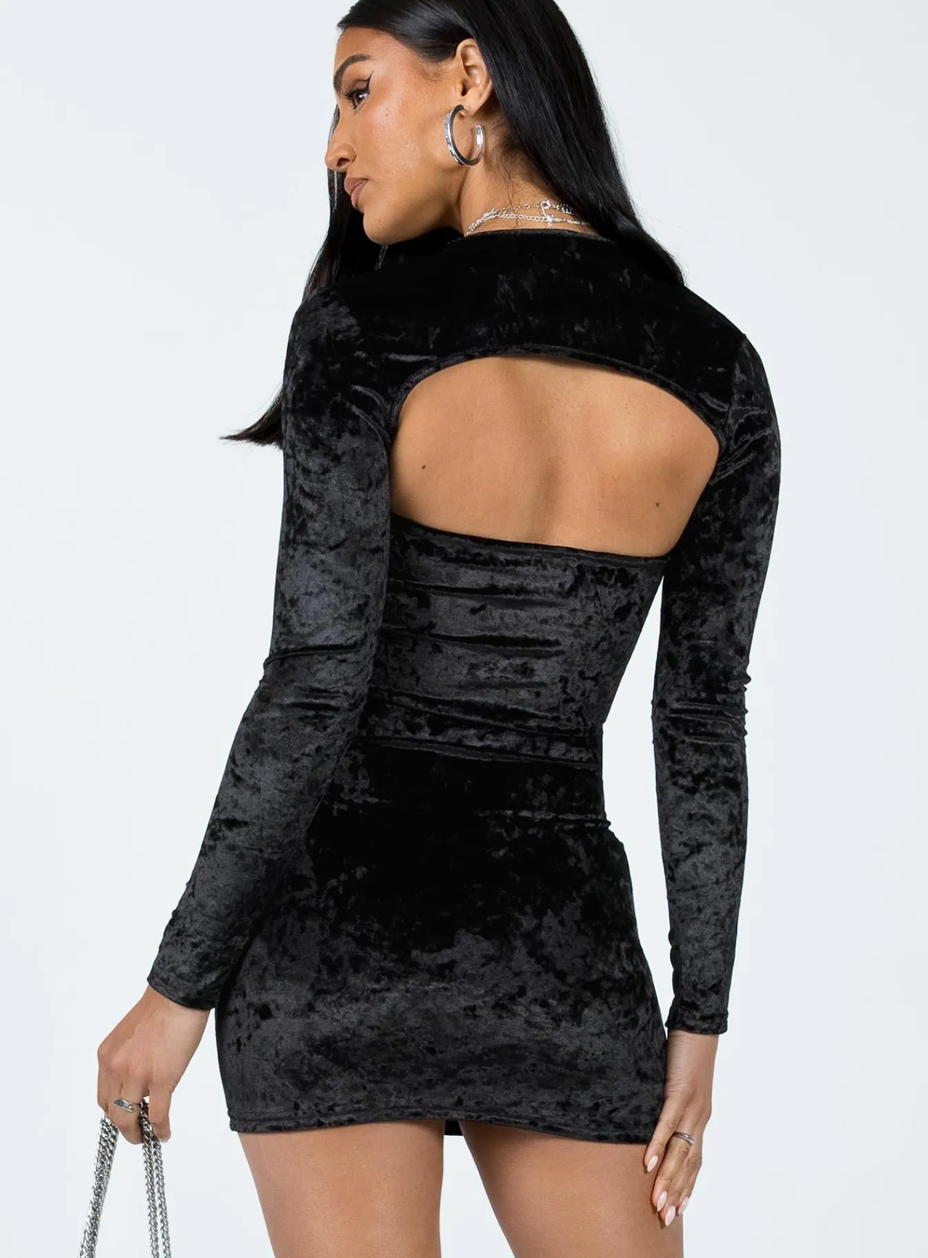 Princess Polly Beenna Velour Set Black Online