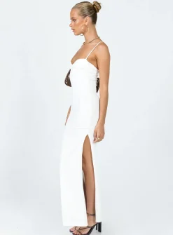 Princess Polly Belladonna Maxi Dress White Outlet
