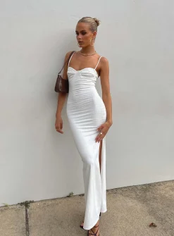 Princess Polly Belladonna Maxi Dress White Outlet