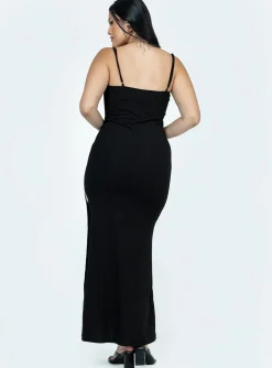 Princess Polly Belladonna Maxi Dress Black Discount