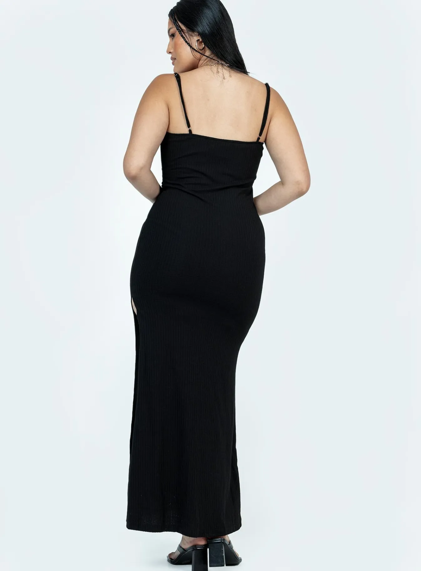 Princess Polly Belladonna Maxi Dress Black Discount