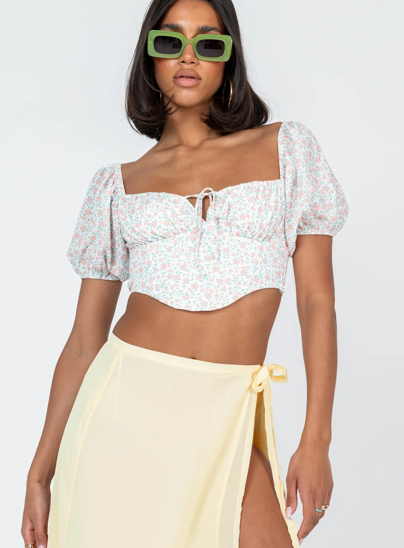Princess Polly Bellfield Top White Best Sale