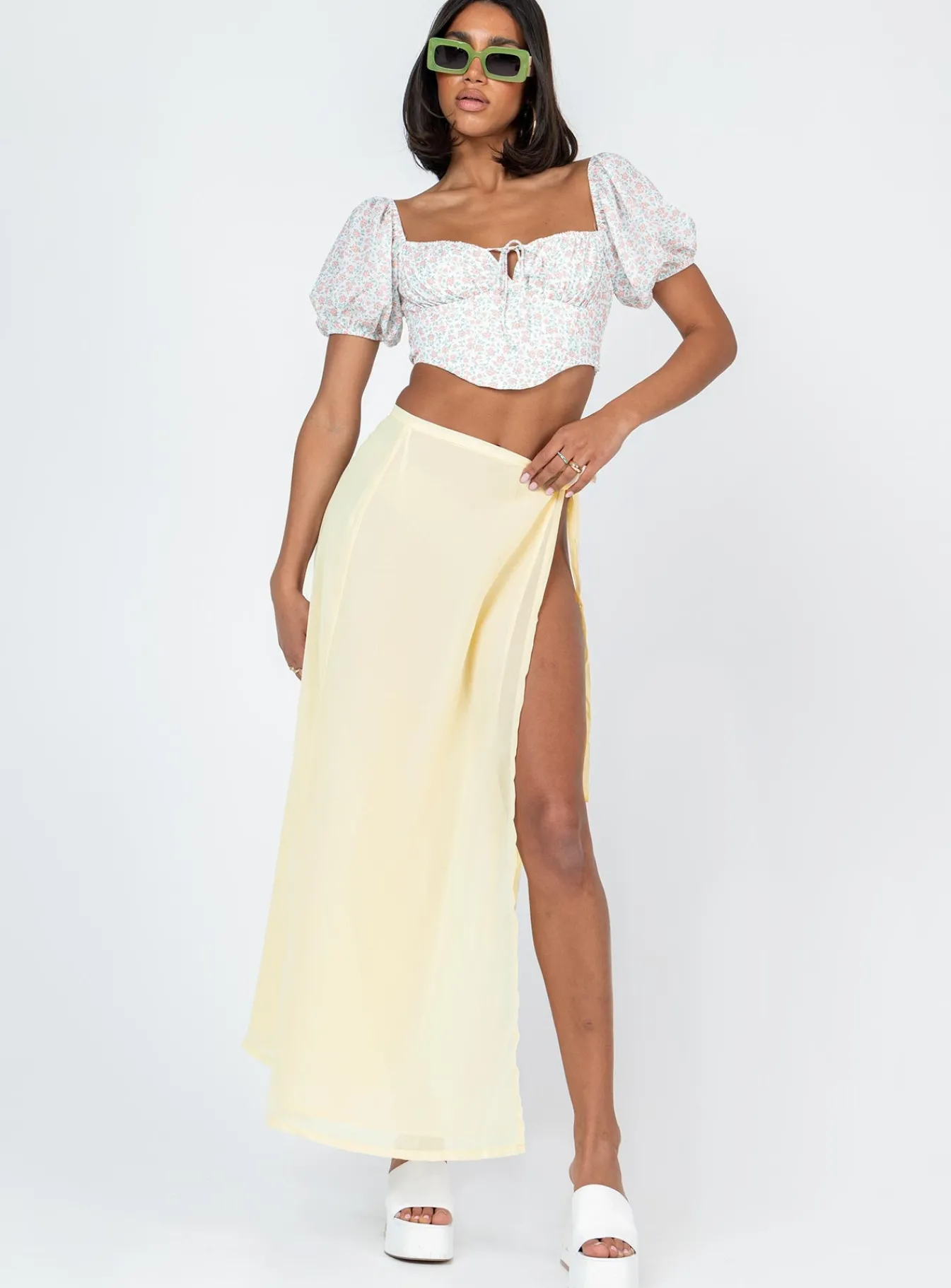 Princess Polly Bellfield Top White Best Sale