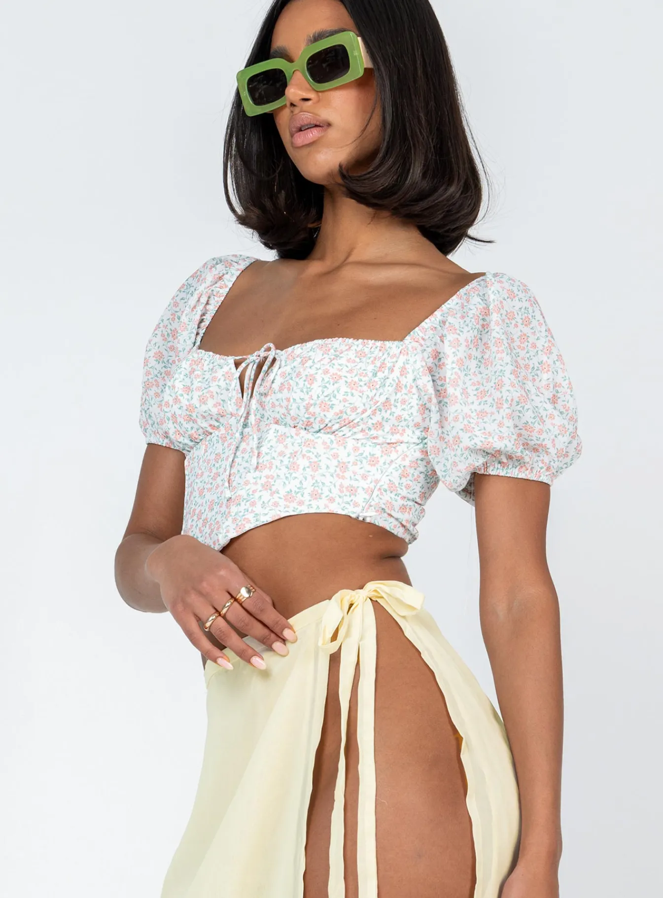Princess Polly Bellfield Top White Best Sale