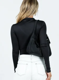 Princess Polly Belli Cut Out Bodysuit  Black Fashion