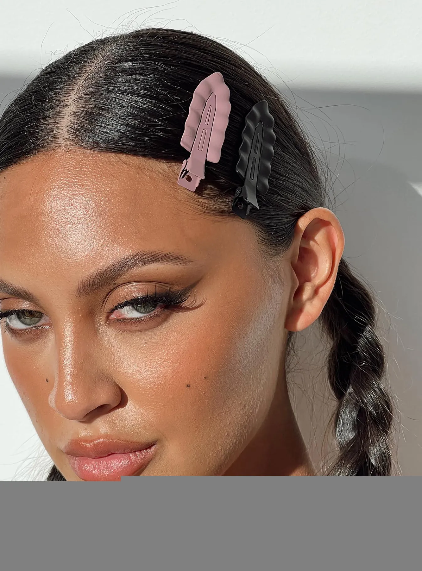 Princess Polly Belsie Hair Clip Pack Pink / Black Black/Pink Shop
