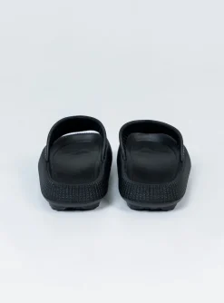 Princess Polly Benito Slides  Black Cheap