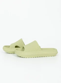 Princess Polly Benito Slides Green Discount