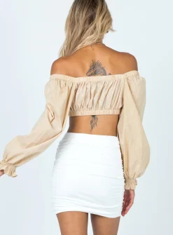 Princess Polly Benji Mini Skirt White Fashion