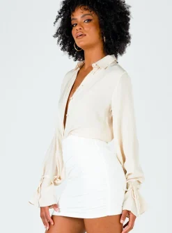 Princess Polly Benji Mini Skirt White Fashion
