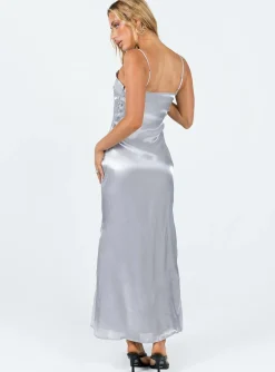 Princess Polly Beryl Maxi Dress Silver Fashion