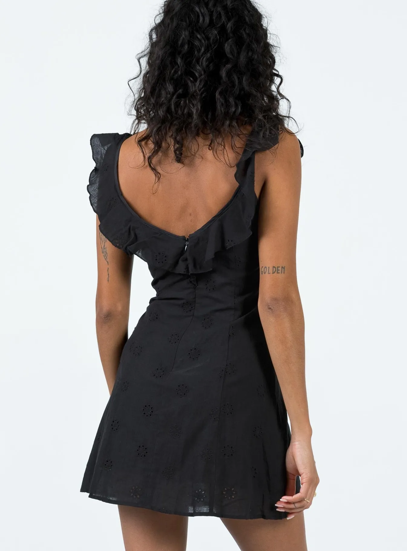 Princess Polly Besiana Mini Dress Black Hot