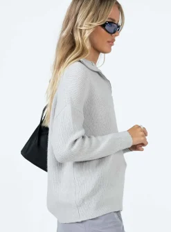 Princess Polly Bessy Sweater Grey Cheap
