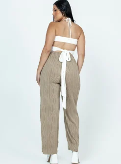 Princess Polly Bettina Pants Beige Cheap