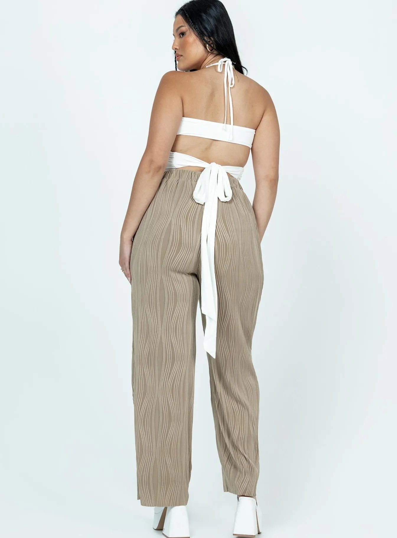Princess Polly Bettina Pants Beige Cheap