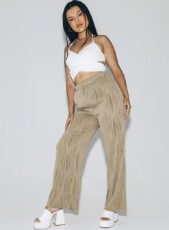Princess Polly Bettina Pants Beige Cheap