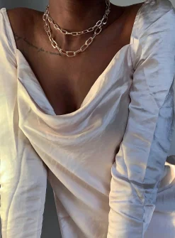 Princess Polly Between Us Necklace Gold Shop