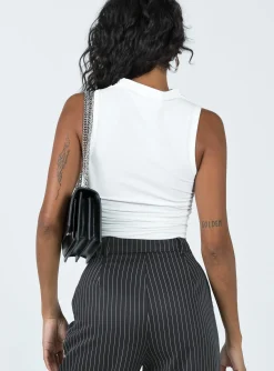 Princess Polly Bickell Tank Top White Hot