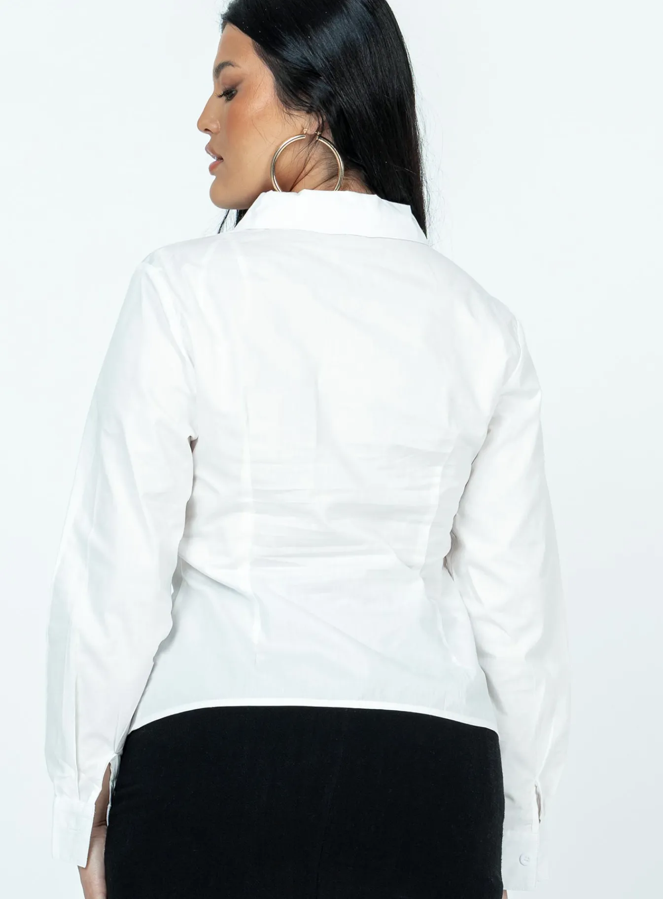 Princess Polly Bicton Shirt White Cheap