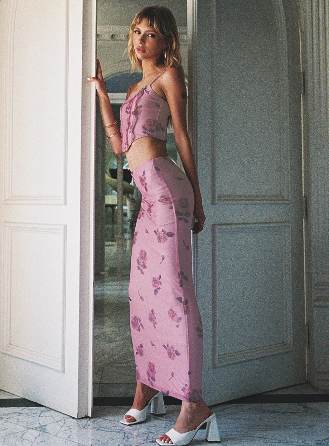 Princess Polly Bilios Rose Maxi Skirt Multi Store