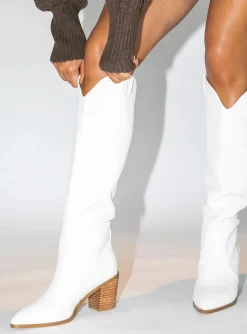 Princess Polly Billini Novena Boot Off White Fashion