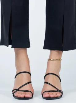 Princess Polly Billini Sidney Heels Black Flash Sale