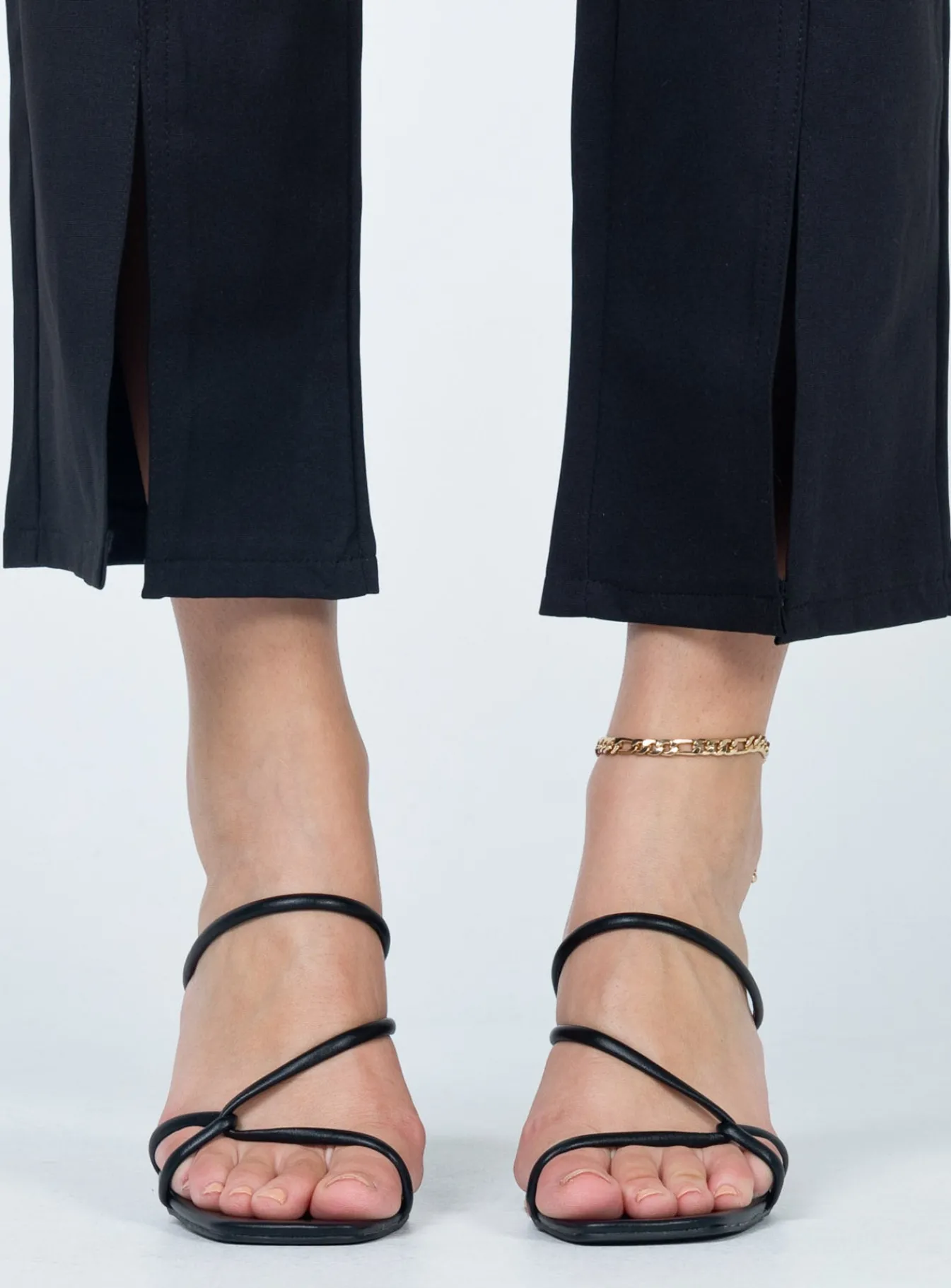 Princess Polly Billini Sidney Heels Black Flash Sale