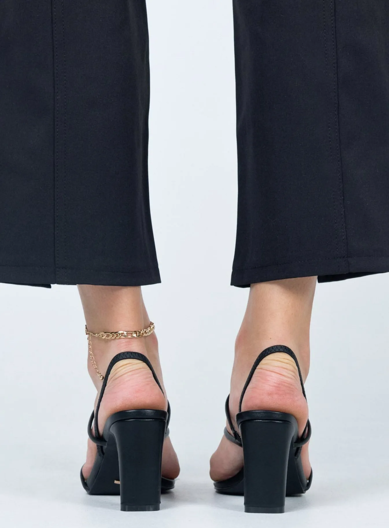 Princess Polly Billini Sidney Heels Black Flash Sale