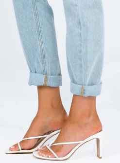 Princess Polly Billini Silas Heel White Fashion