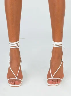 Princess Polly Billini Virden Heels White Shop