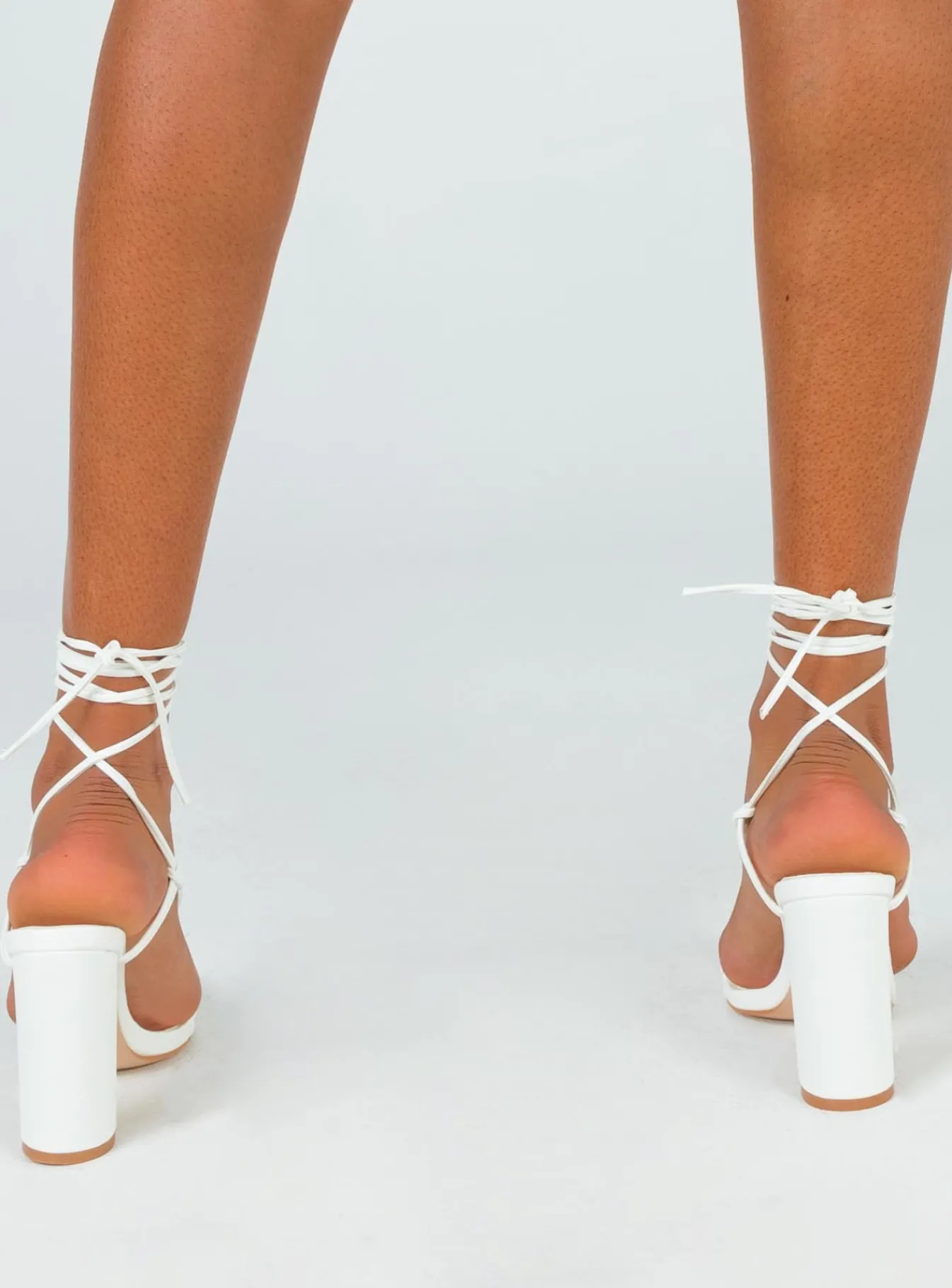 Princess Polly Billini Virden Heels White Shop