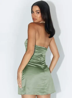 Princess Polly Billy Mini Dress Green Best