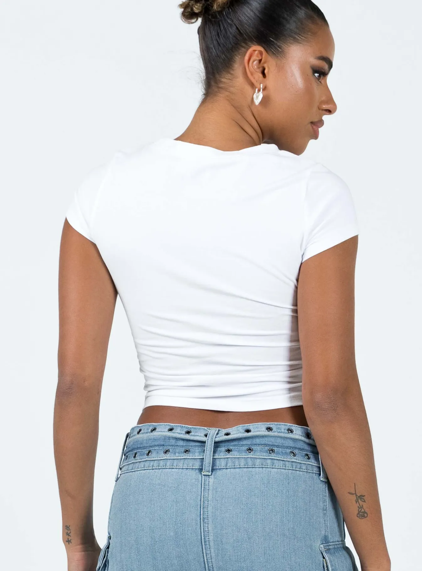 Princess Polly Bisou Top White / Pink Cheap