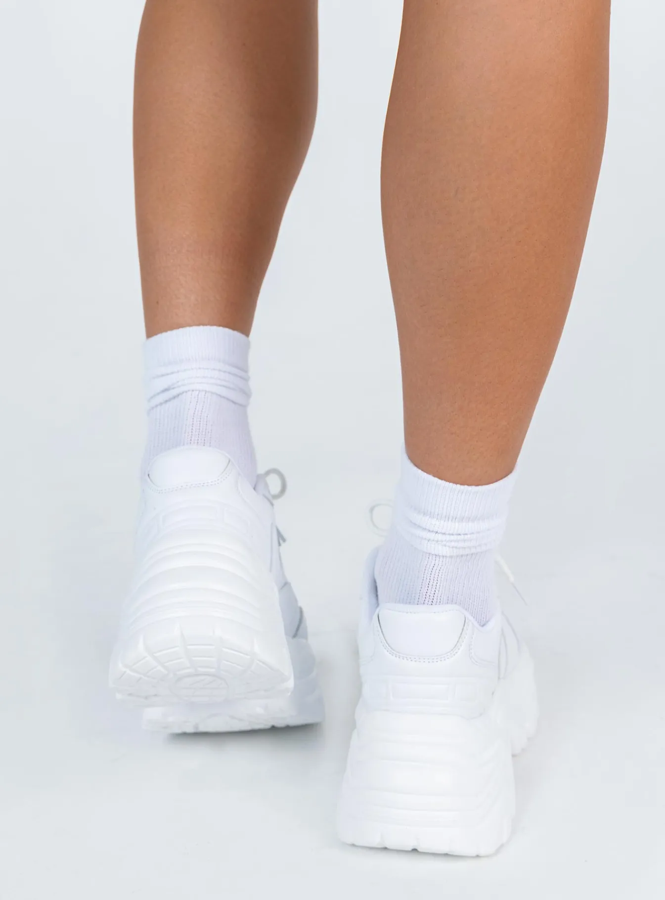 Princess Polly Blair Sneakers White Flash Sale