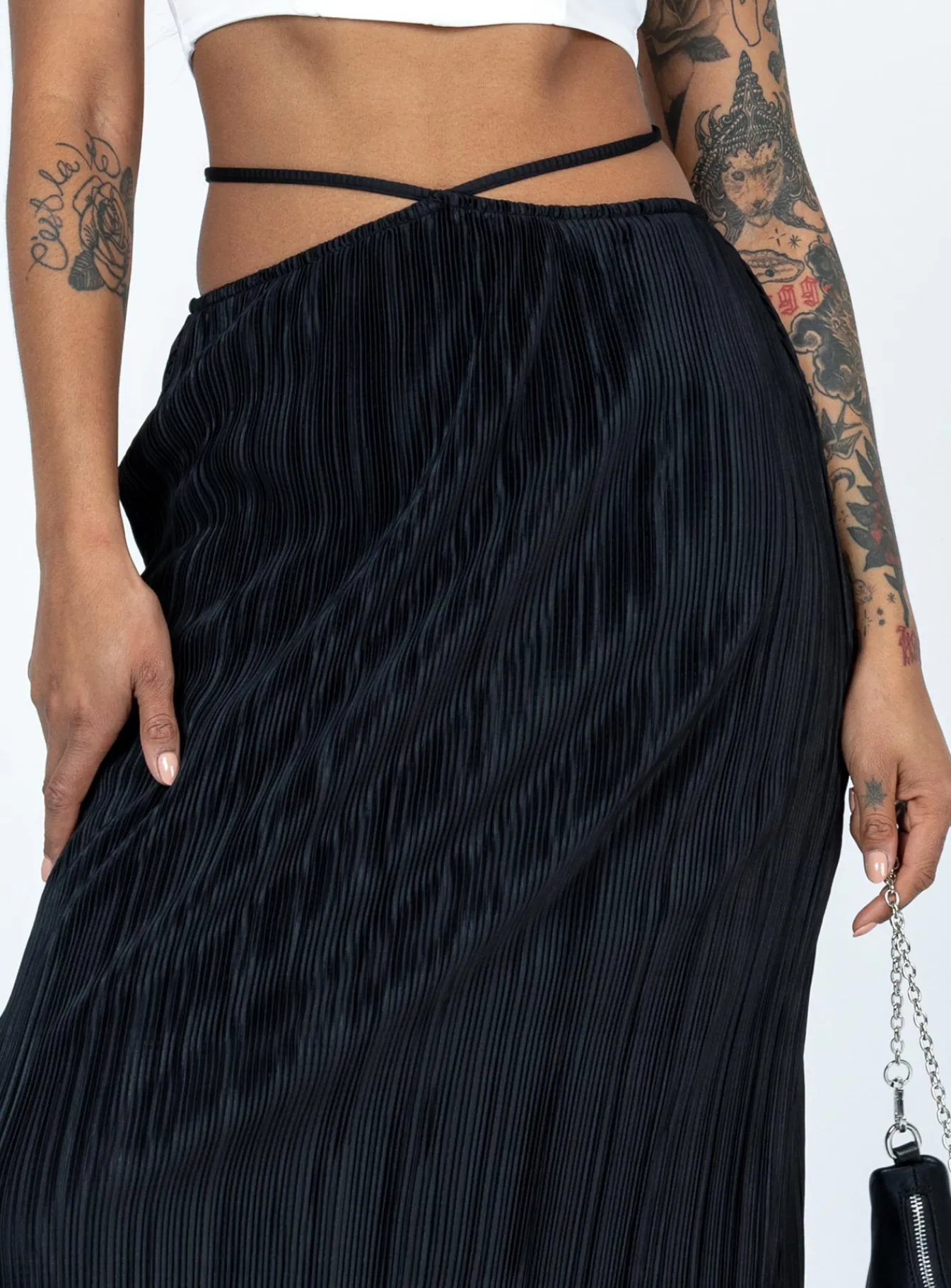 Princess Polly Blanca Midi Skirt Black Shop