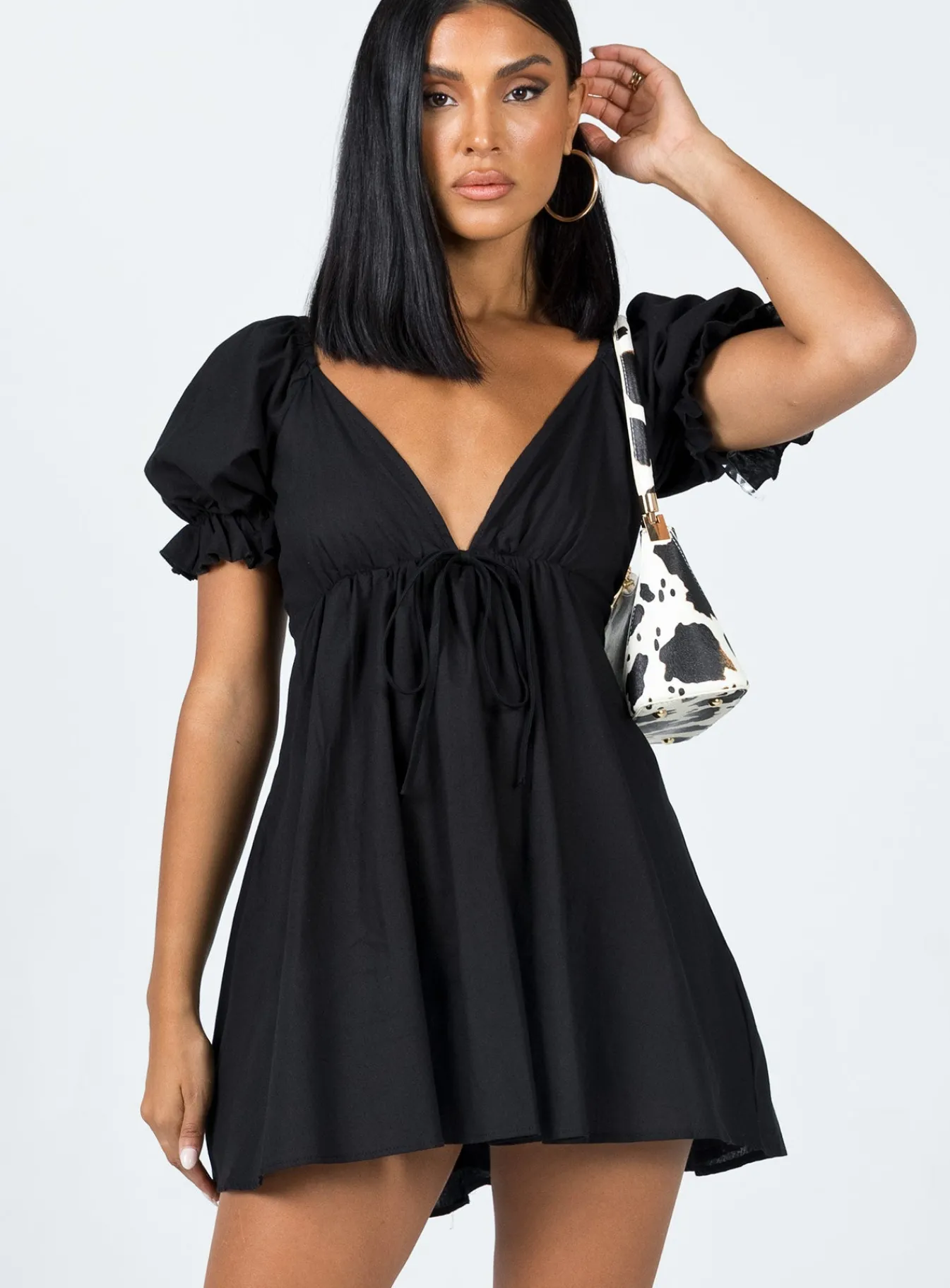 Princess Polly Blissful Mini Dress Black Best Sale