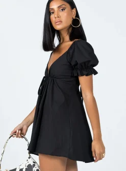 Princess Polly Blissful Mini Dress Black Best Sale