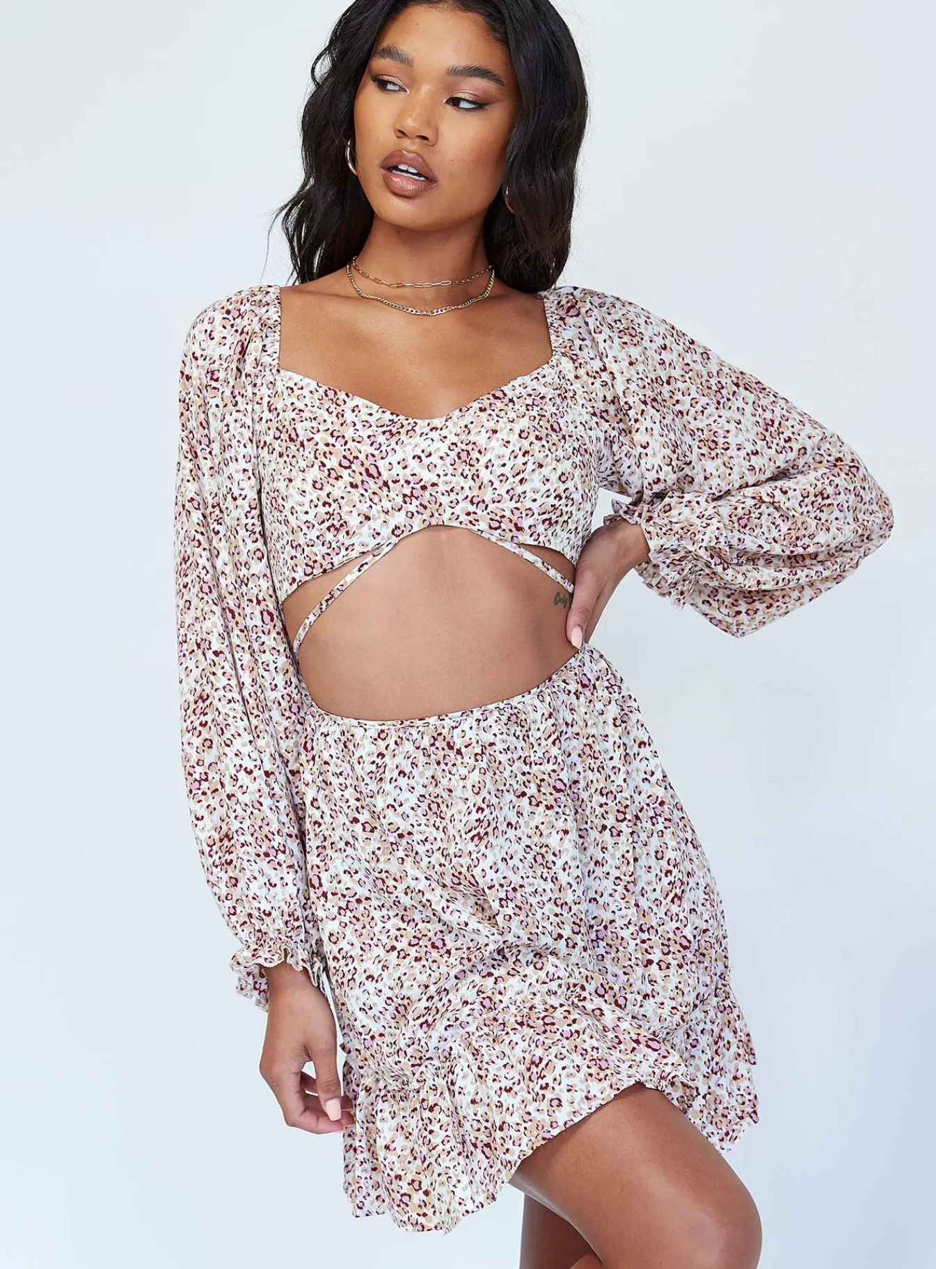 Princess Polly Blossom Mini Dress Floral Store