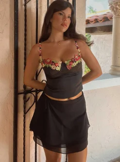 Princess Polly Boda Mini Skirt  Black Online