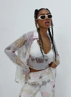 Princess Polly Bohemian Romance Two Piece Top  Multi Clearance