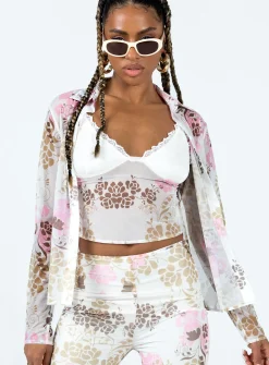 Princess Polly Bohemian Romance Two Piece Top  Multi Clearance