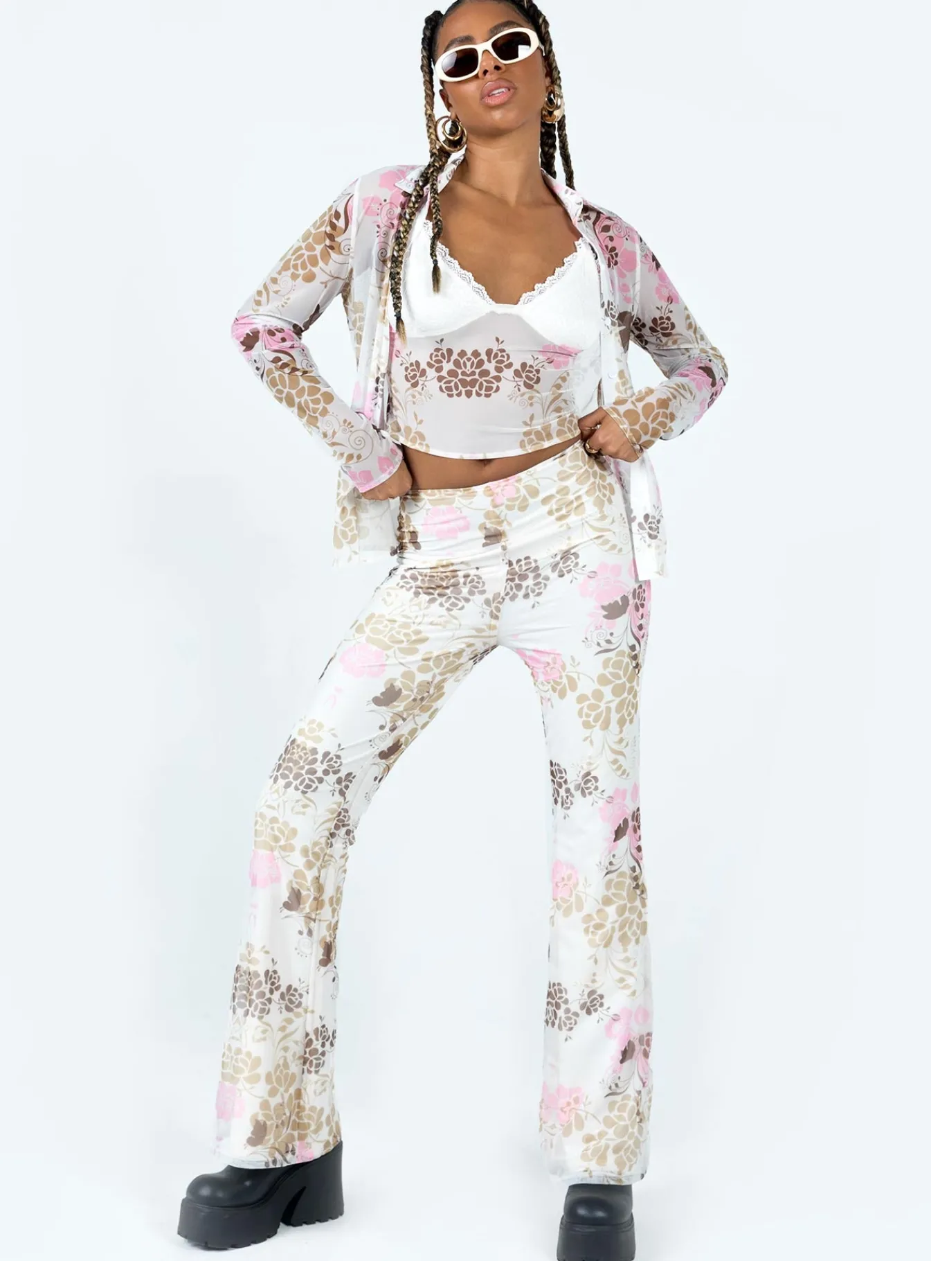 Princess Polly Bohemian Romance Two Piece Top Multi Clearance