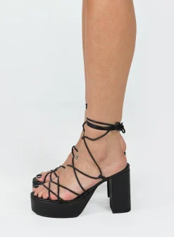 Princess Polly Bonita Heels Black Fashion