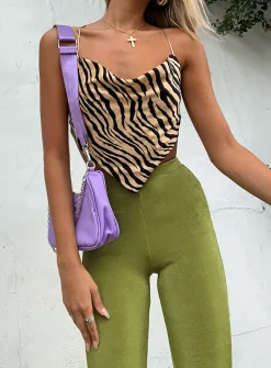 Princess Polly Boogie Pants  Green Fashion