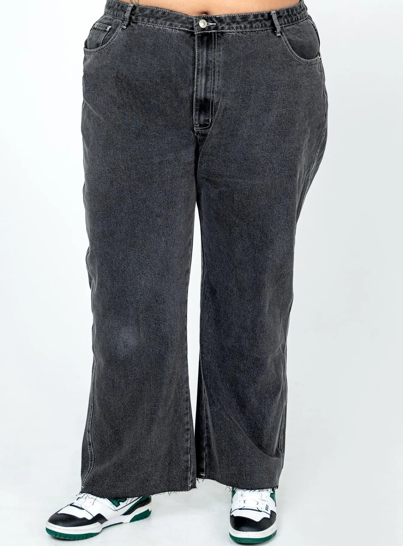Princess Polly Boundless Denim Jeanscurve Black Shop