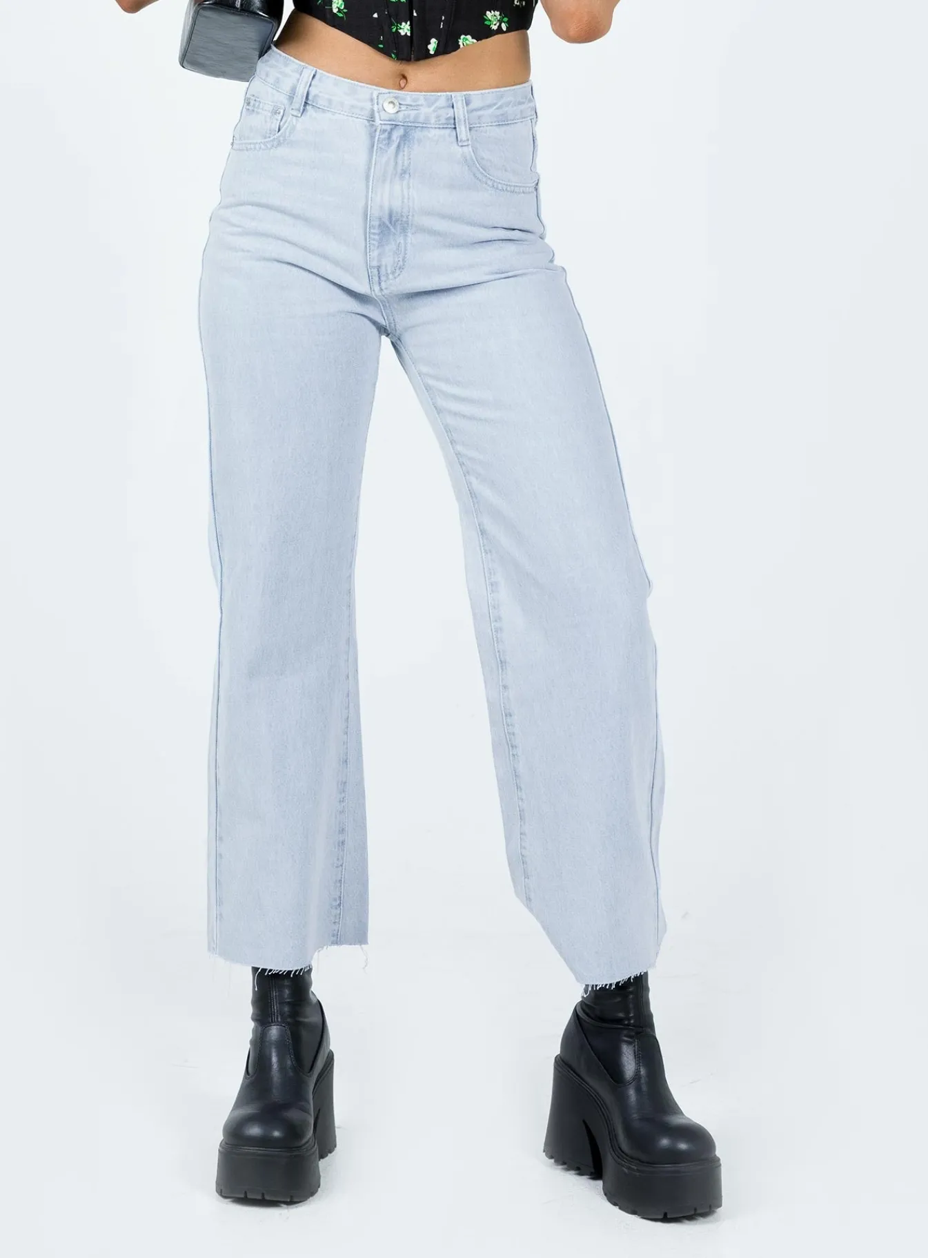 Princess Polly Boundlessjeans Light Wash Denim Store