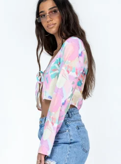 Princess Polly Brailey Long Sleeve Top Multi Outlet