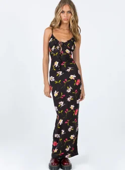 Princess Polly Brailey Maxi Dressmulti   Black Fashion
