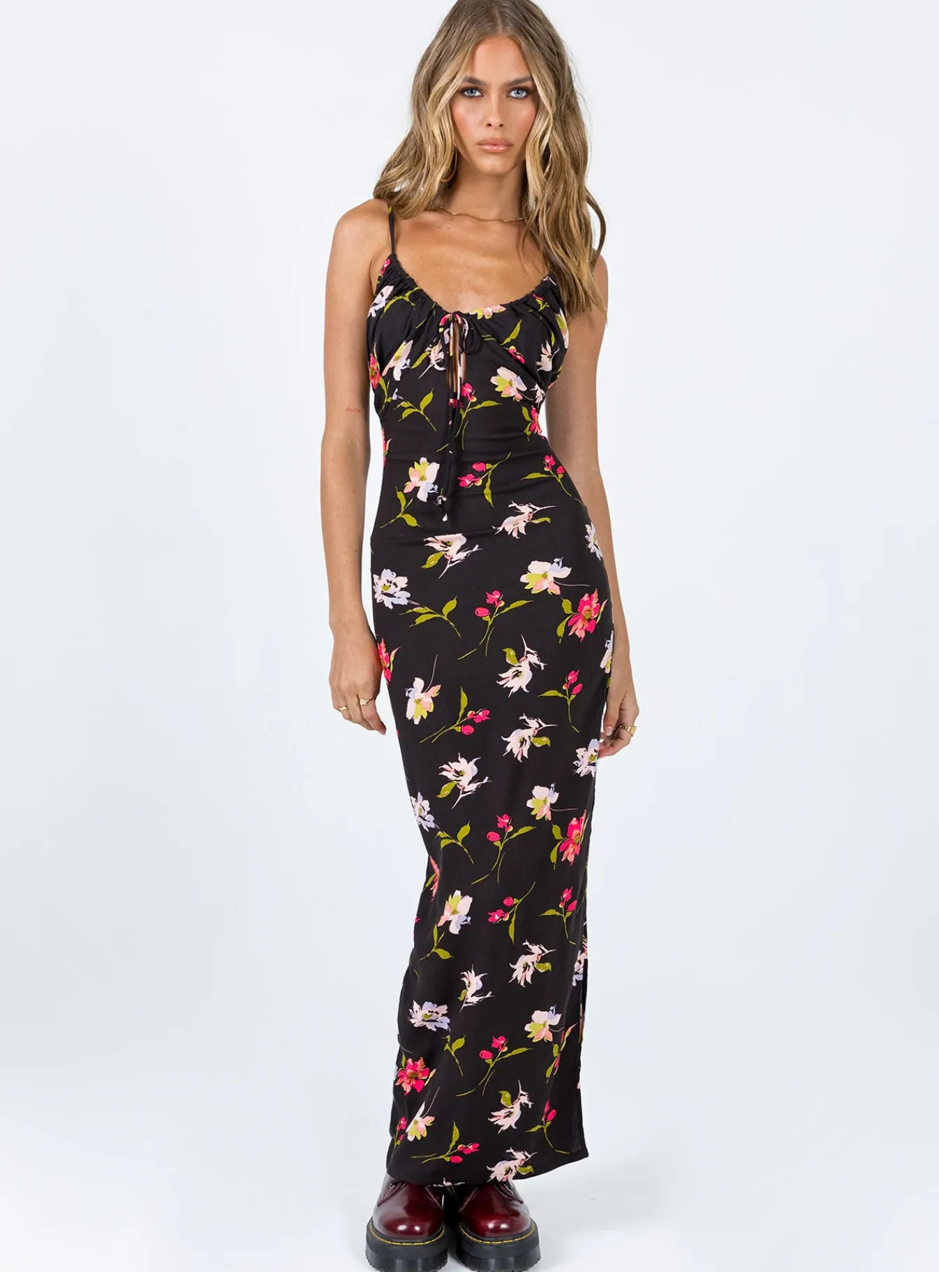 Princess Polly Brailey Maxi Dressmulti Black Fashion