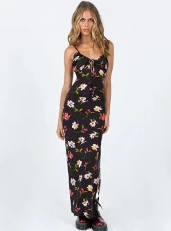 Princess Polly Brailey Maxi Dressmulti Black Fashion